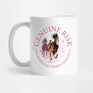 Filly Genuine Risk 1980 Kentucky Derby Champion design Mug